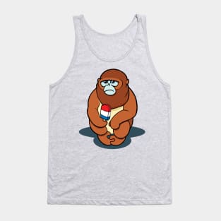 Golden Snub Nosed Monkey with a Popsicle Tank Top